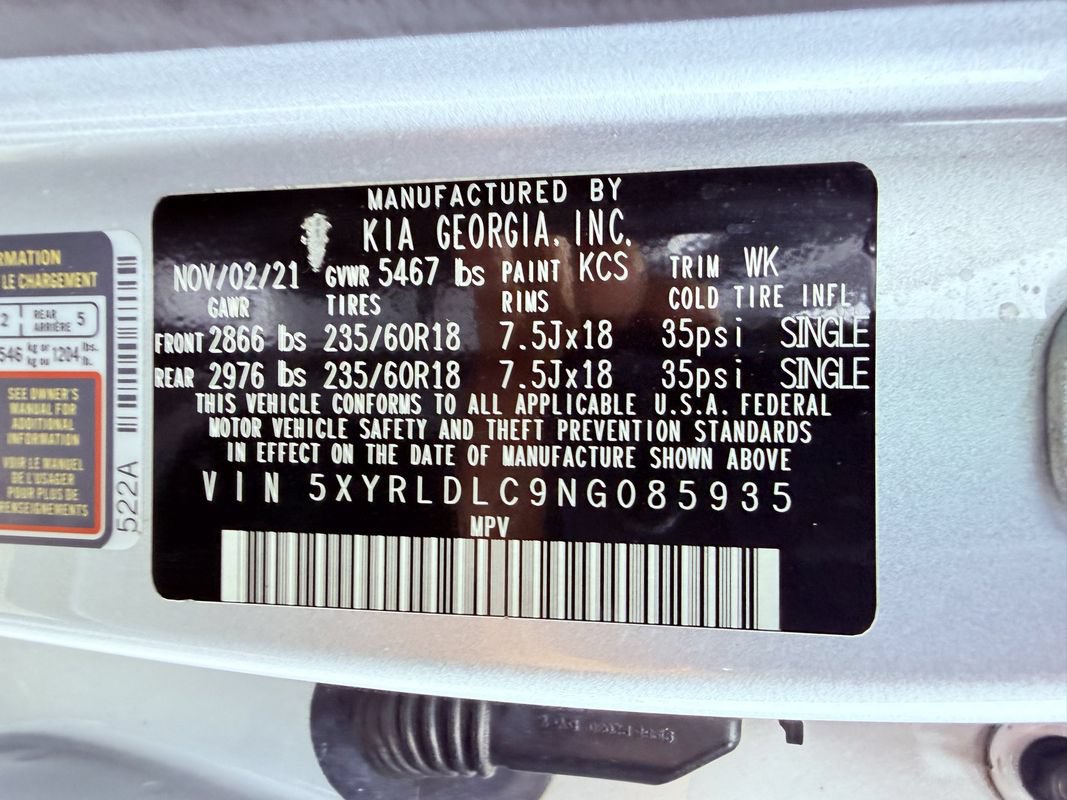 Used 2022 Kia Sorento S w/ Panoramic Sunroof Package AWD/4WD image 51