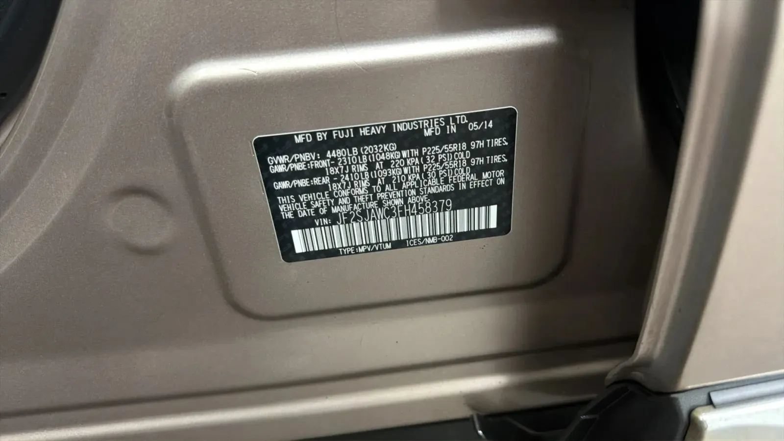 Used 2015 Subaru Forester 2.5i Touring w/ Eyesight & Navigation System AWD/4WD image 24