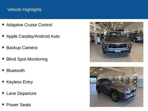 Used 2021 Toyota Highlander XLE AWD/4WD image 2