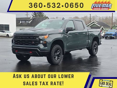 Used 2026 Chevrolet Silverado 1500 Custom Trail Boss AWD/4WD image 1