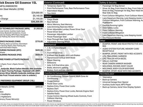 Used 2022 Buick Encore GX Essence w/ Advanced Technology Package FWD image 7