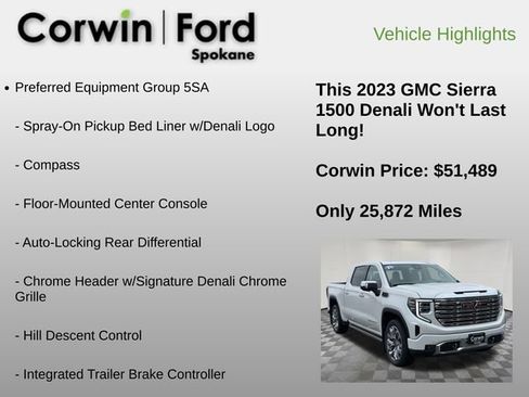 Used 2023 GMC Sierra 1500 Denali w/ Denali Reserve Package image 18