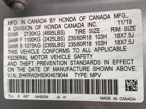 Used 2019 Honda CR-V EX image 47