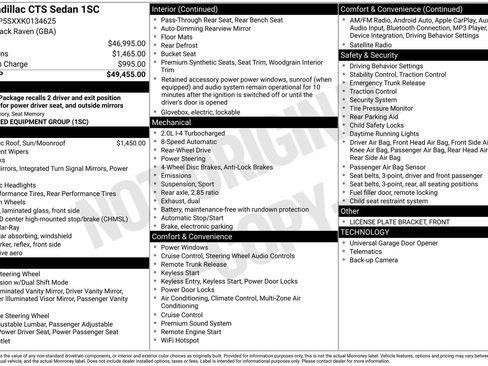 Used 2019 Cadillac CTS Sedan image 9