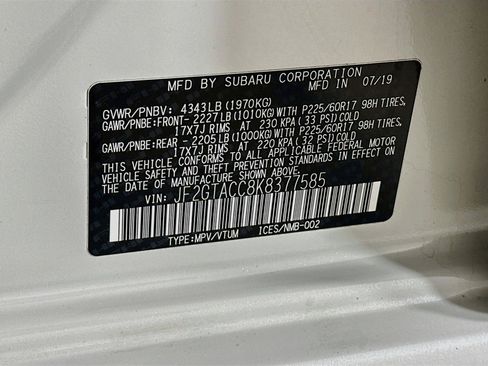 Used 2019 Subaru Crosstrek 2.0i Premium w/ Popular Package #3 AWD/4WD image 12