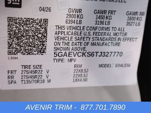 New 2026 Buick Enclave Avenir w/ Super Cruise Package AWD/4WD image 28