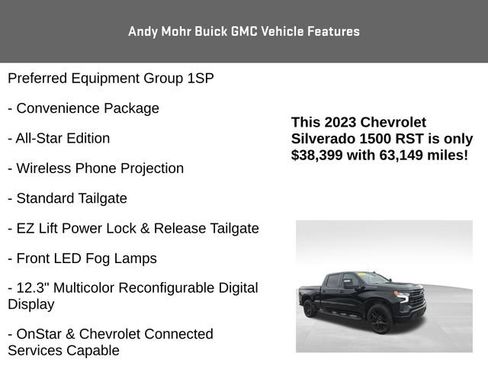 Used 2023 Chevrolet Silverado 1500 RST w/ Max Trailering Package AWD/4WD image 16
