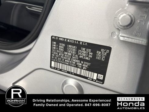 Certified 2022 Honda HR-V EX image 38