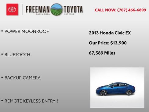 Used 2013 Honda Civic EX image 4