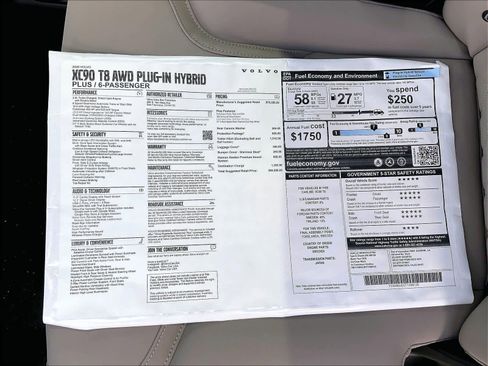 New 2026 Volvo XC90 T8 Plus w/ Protection Package AWD/4WD image 37