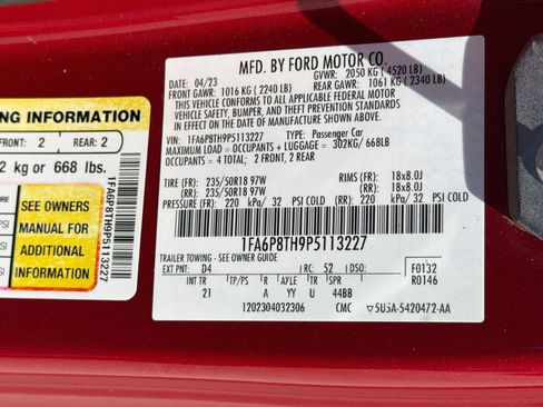Used 2023 Ford Mustang Coupe RWD image 30