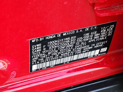 Certified 2026 Honda HR-V Sport image 25