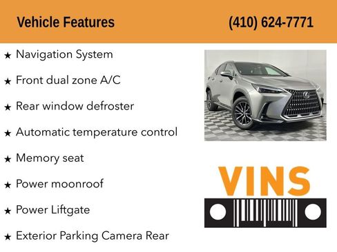 Used 2024 Lexus NX 250 FWD w/ Premium Package image 5