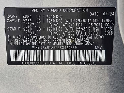 Used 2025 Subaru Outback Premium AWD/4WD image 28