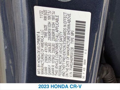 Certified 2023 Honda CR-V EX image 26