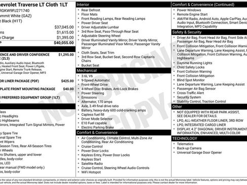 Certified 2023 Chevrolet Traverse LT FWD image 5