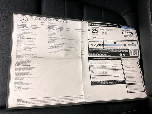 Certified 2023 Mercedes-Benz C 300 4MATIC Coupe image 20