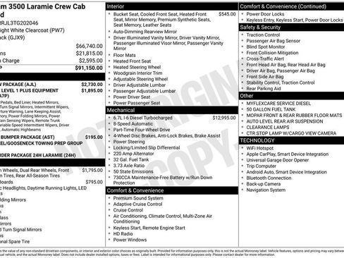 New 2026 RAM 3500 Laramie w/ Max Tow Package AWD/4WD image 5