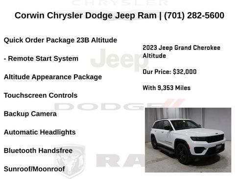 Certified 2023 Jeep Grand Cherokee Altitude image 20