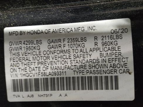 Used 2020 Honda Accord EX-L image 33