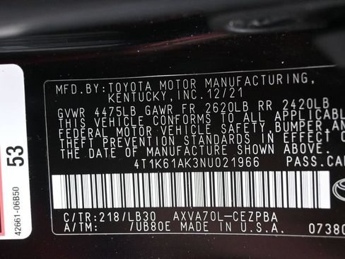 Used 2022 Toyota Camry XSE FWD image 14