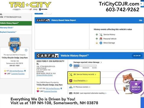 Used 2020 Ford F350 XL w/ STX Appearance Package image 2