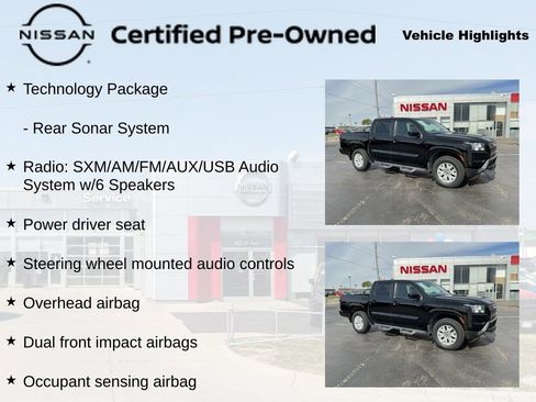 Used 2022 Nissan Frontier SV w/ Technology Package AWD/4WD image 4