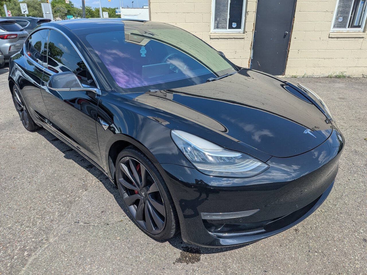 Used 2020 Tesla Model 3 Performance AWD/4WD image 1