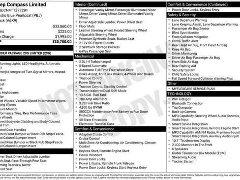 New 2026 Jeep Compass Limited AWD/4WD image 29
