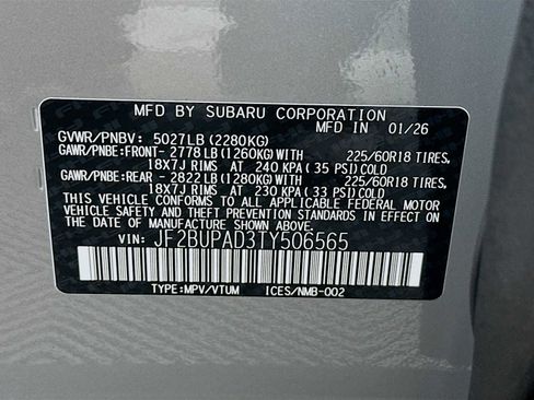 New 2026 Subaru Outback Premium image 29