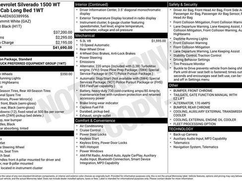 Used 2025 Chevrolet Silverado 1500 W/T RWD image 20
