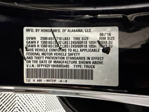 Used 2017 Honda Ridgeline Sport image 20