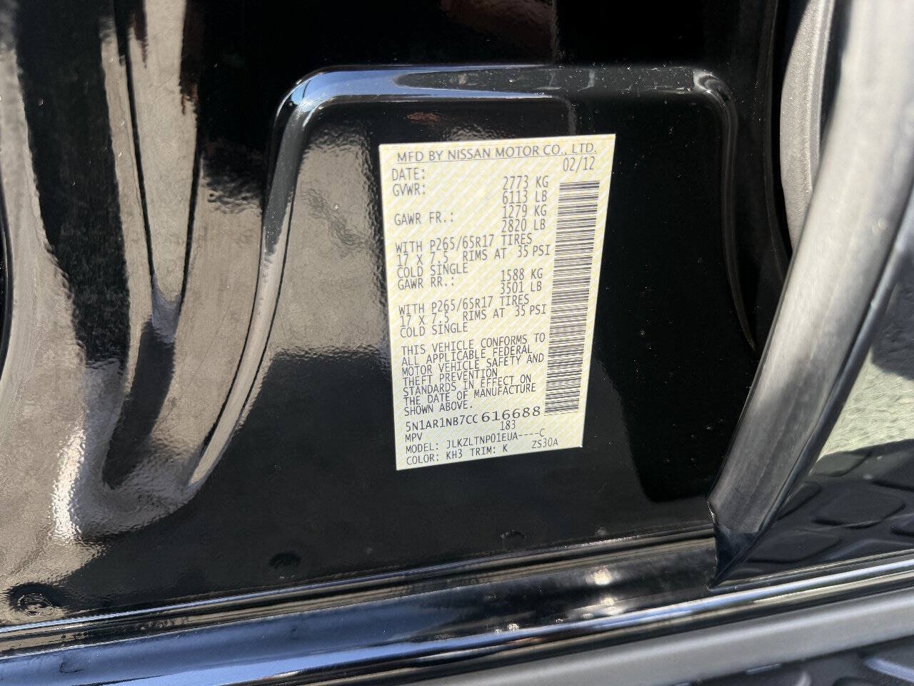 Used 2012 Nissan Pathfinder SV AWD/4WD image 30