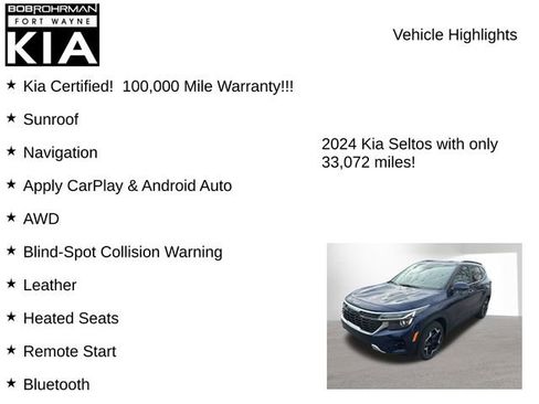 Used 2024 Kia Seltos EX image 7