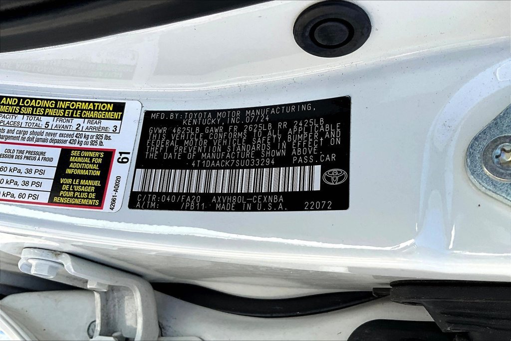 Used 2025 Toyota Camry LE FWD image 20