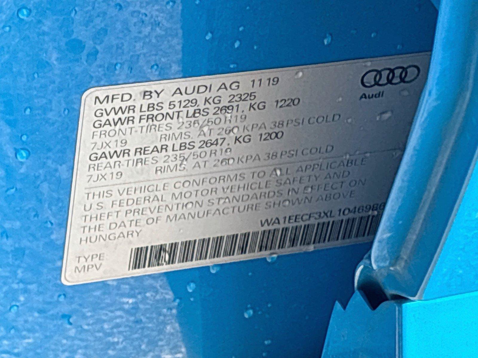 Used 2020 Audi Q3 2.0T Premium Plus w/ Premium Plus Package AWD/4WD image 33