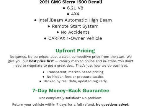Used 2021 GMC Sierra 1500 Denali w/ Denali Ultimate Package AWD/4WD image 2