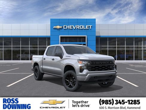 New 2026 Chevrolet Silverado 1500 Custom w/ LPO, Dark Essentials Package RWD image 1