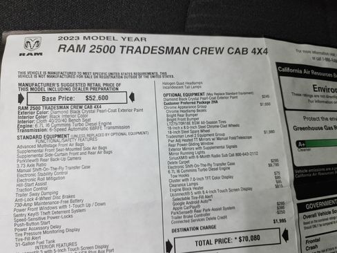 Used 2023 RAM 2500 Tradesman image 49