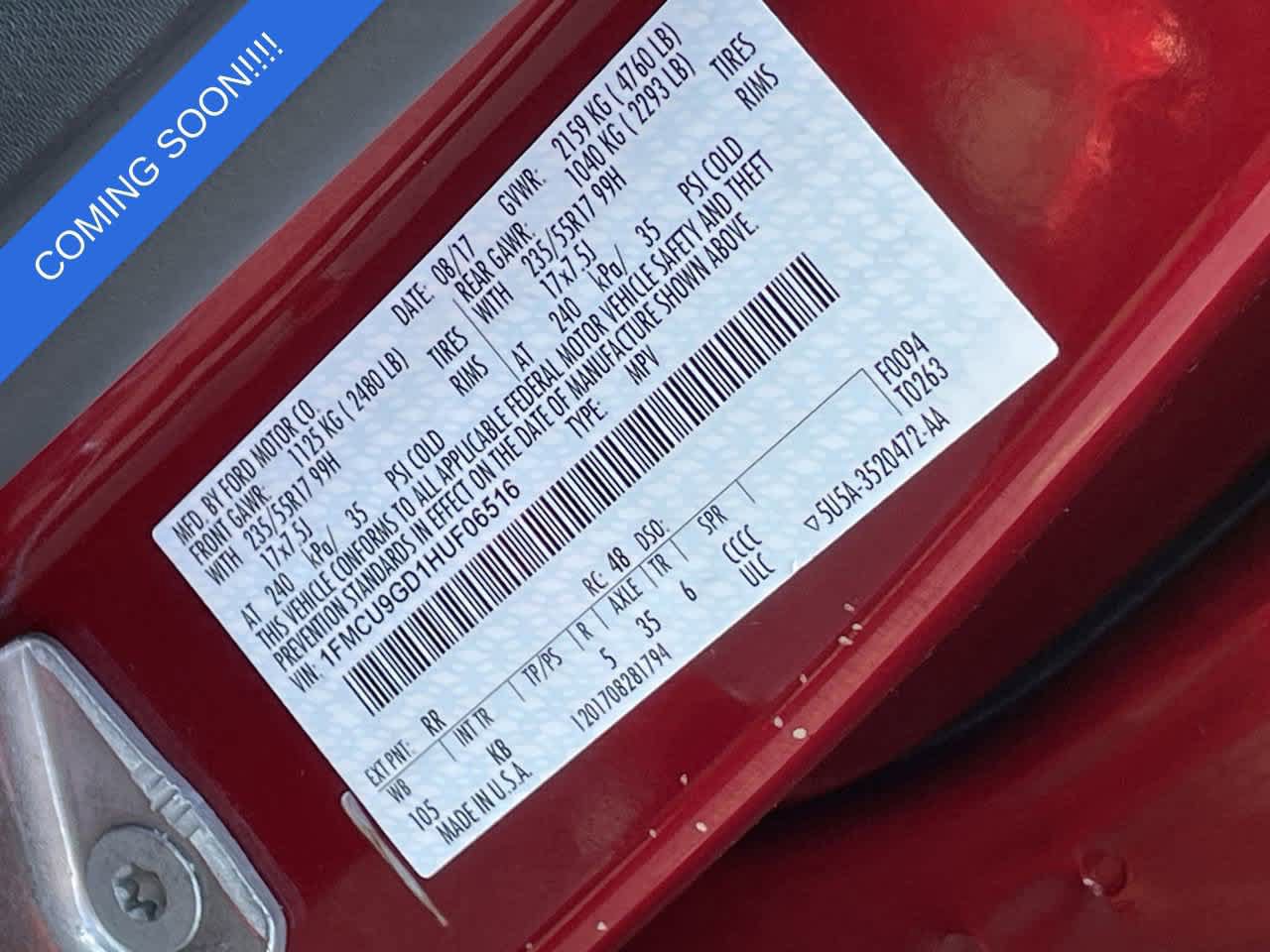 Used 2017 Ford Escape SE w/ Equipment Group 201A AWD/4WD image 29