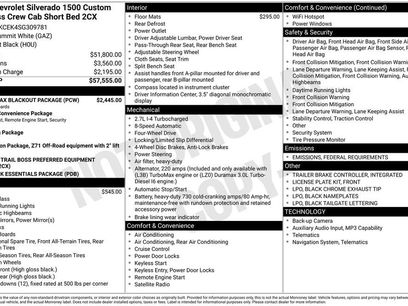 Used 2025 Chevrolet Silverado 1500 Custom Trail Boss w/ Turbomax Blackout Package