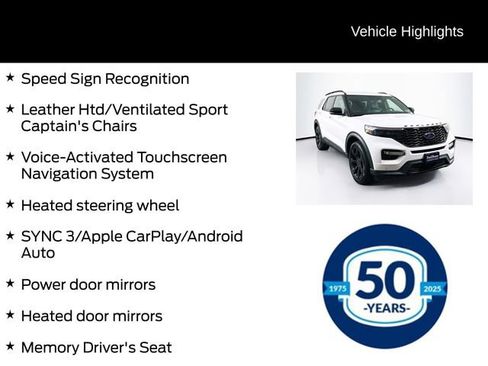 Certified 2022 Ford Explorer ST w/ Equipment Group 401A image 21