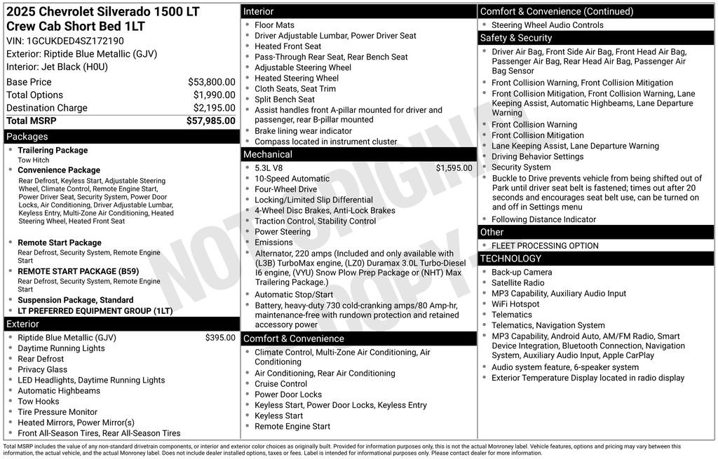 Used 2025 Chevrolet Silverado 1500 LT AWD/4WD image 10