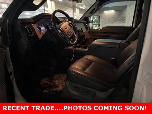 Used 2015 Ford F350 Platinum w/ Snow Plow Prep Package image 2