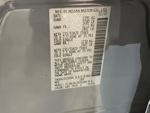 Used 2023 Nissan Murano SL w/ SL Moonroof Package image 28