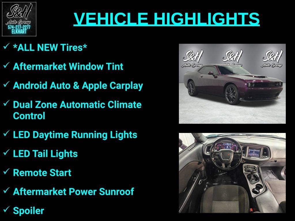 Used 2021 Dodge Challenger GT w/ Blacktop Package AWD/4WD image 3