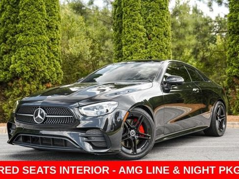 Used 2021 Mercedes-Benz E 450 Coupe w/ AMG Line image 1
