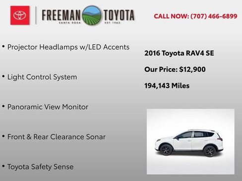 Used 2016 Toyota RAV4 SE w/ Advanced Technology Package FWD image 10
