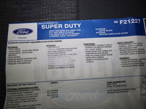 Used 2024 Ford F250 XLT w/ Tremor Off-Road Package image 56