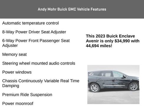 Used 2023 Buick Enclave Avenir w/ Avenir Technology Package image 15